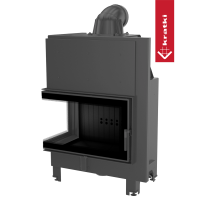 Топка Kratki PRO MBO/L/BS/SG угловое гнутое стекло слева