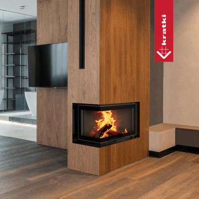 Топка Kratki PRO MBM/L/BS/G угловое стекло слева, гильотина