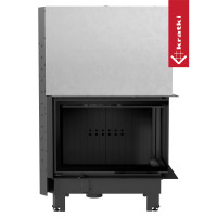 Топка Kratki PRO MBM/P/BS/G угловое стекло справа, гильотина
