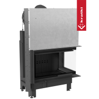 Топка Kratki PRO MBO/P/BS/G угловое стекло справа гильотина
