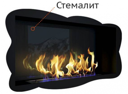 Стемалит для Биокамина торцевой Standart 1100, ZeFire