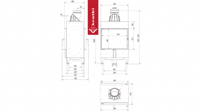 Топка Kratki PRO LUCY 12/T  туннель