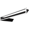 Решетка Kratki Люфт угловая 9/40/80 см правая стальная