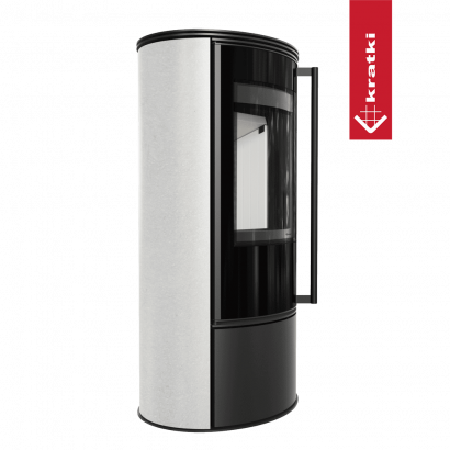 Печь Kratki PRO ERIK WHITE SATIN