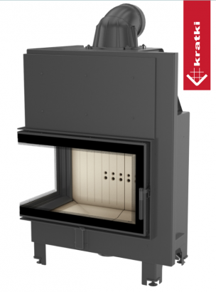 Топка Kratki PRO MBO/L/BS угловое стекло слева