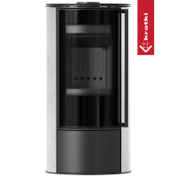 Печь Kratki PRO ERIK WHITE NATURAL