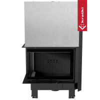 Топка Kratki PRO MBZ/L/BS/G угловое стекло слева, гильотина