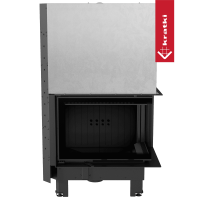 Топка Kratki PRO MBZ/P/BS/G угловое стекло справа, гильотина