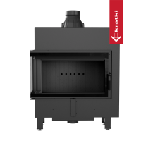 Топка Kratki Pro LUCY/14/SLIM/L/BS угловое стекло слева