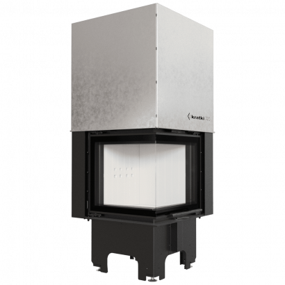 Топка Kratki PRO VNL/480/480 угловое стекло слева, гильотина