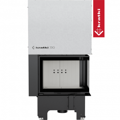 Топка Kratki PRO VNP/610/430 угловое стекло справа, гильотина