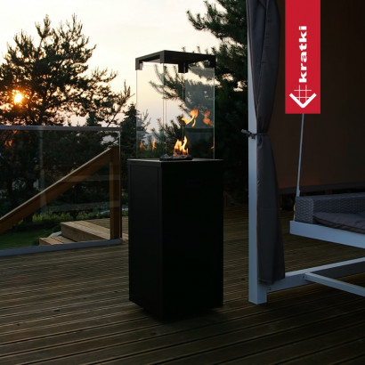 Нагреватель газовый PATIO/LIGHT, сталь, черный