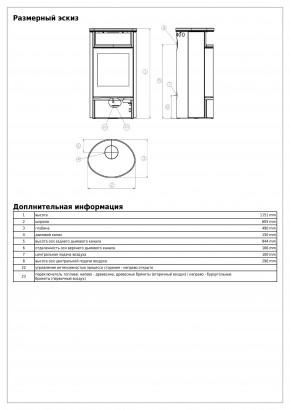 Печь ABX Atlantik 7