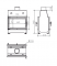 Топка ECT Double 70x51/C 13 кВт, 700/510, туннель, футеровка чугун