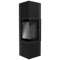 Печь Kratki PRO TORA/M 8 кВт Nero Assoluto