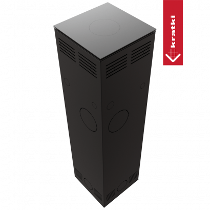 Печь Kratki PRO TORA/L 8 кВт Nero Assoluto