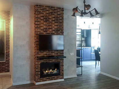 Встроенный биокамин Lux Fire Кабинет 530 S
