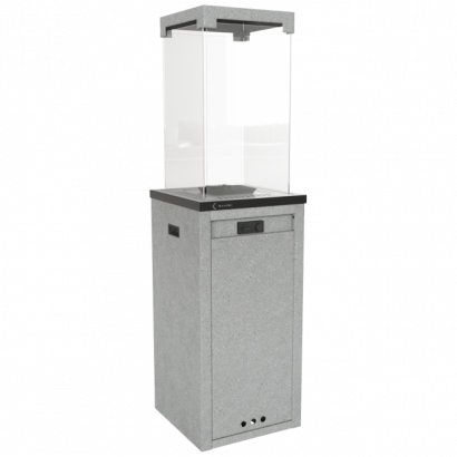 Нагреватель газовый PATIO/LIGHT сталь, цвет гранит 