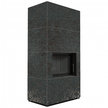 Каминокомплект Kratki PRO FLOKI OXIDE NERO