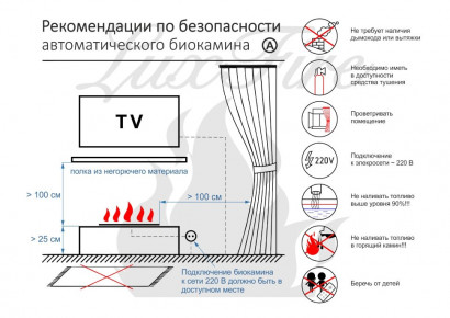 Автоматический биокамин Good Fire 600