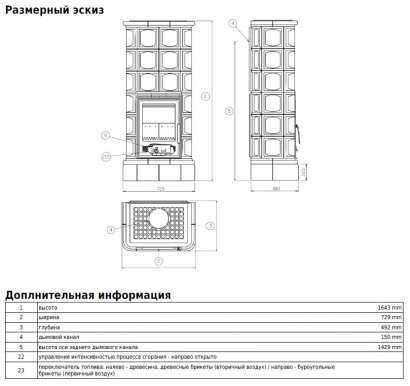 Печь ABX Kaledonie K