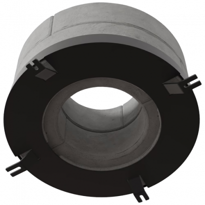 Комплект бетонных теплоаккумулирующих дисков d-150мм (4 шт., 2 слоя, V1)