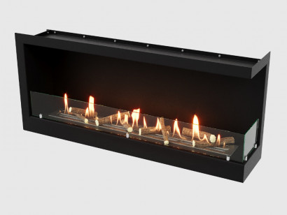 Встроенный биокамин Lux Fire Угловой 1090 S (правый угол)