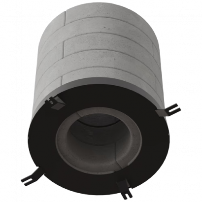 Комплект бетонных теплоаккумулирующих дисков d-150мм (10 шт., 5 слоев, V1)