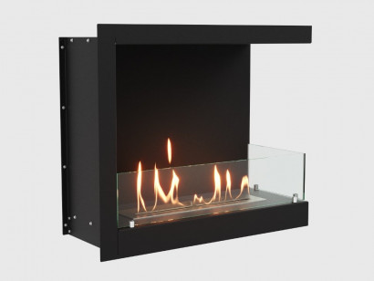 Встроенный биокамин Lux Fire Угловой 755 М (правый угол)