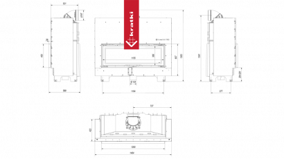 Топка Kratki PRO MB120/G